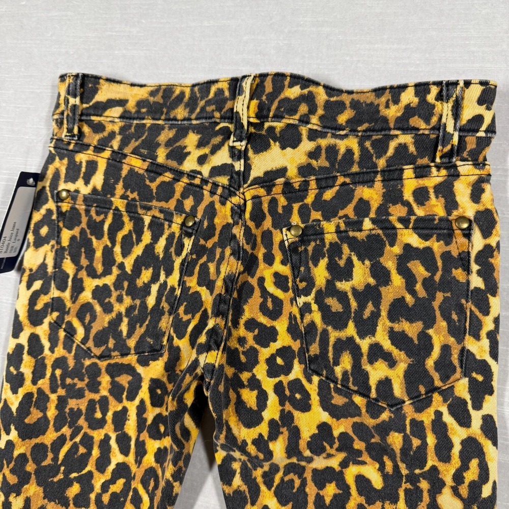 Rebecca Minkoff Jeans Women 0 Leopard Cheetah Beetle Juice S10404 Bold Celebrity - Picture 7 of 16
